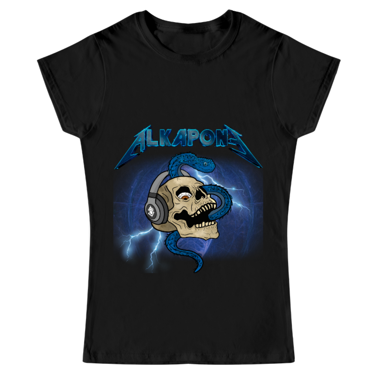 Metalica rayo con craneo alkapone