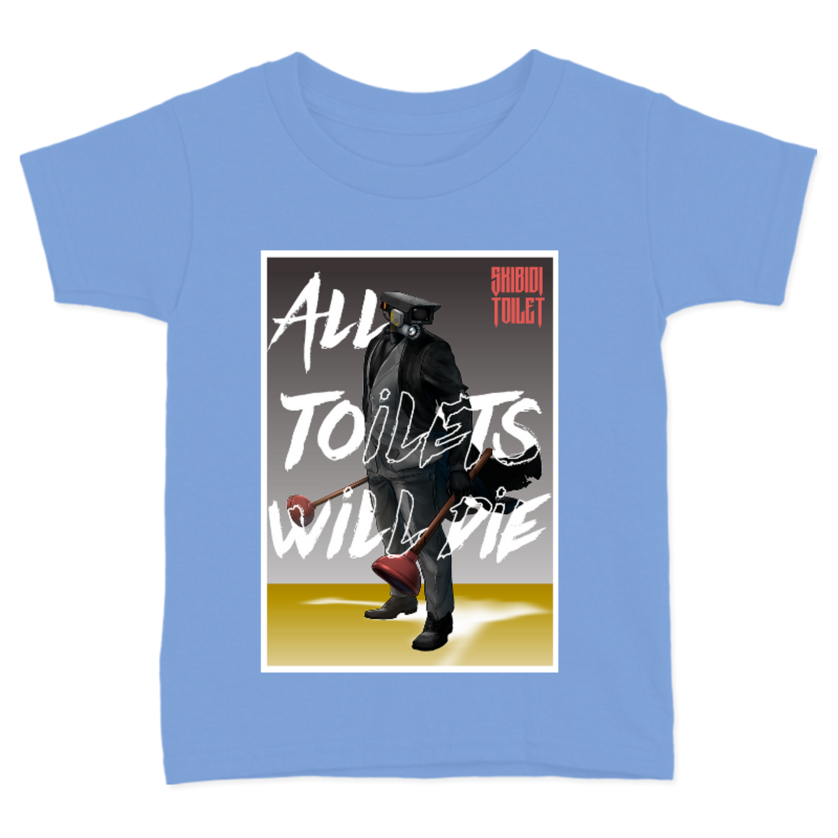 PLAYERA PARA NIÑOS UNISEX ALL TOILETS WILL DIE