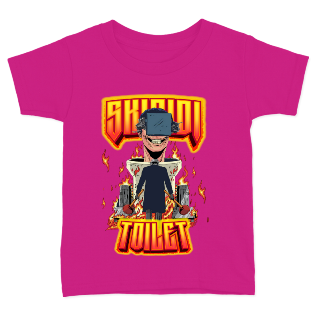 PLAYERA PARA NIÑOS UNISEX SKIBIDI TOILETS WARS