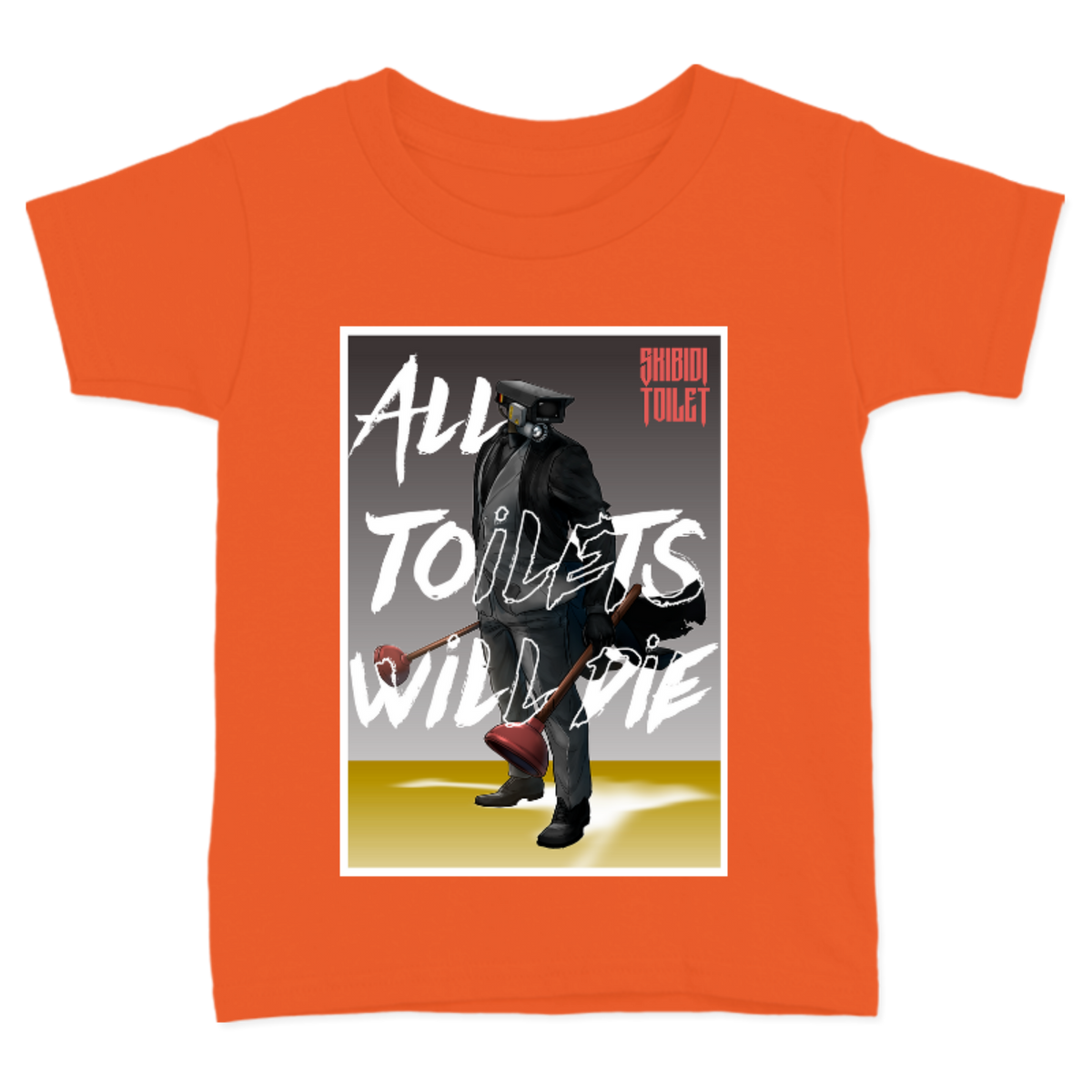 PLAYERA PARA NIÑOS UNISEX ALL TOILETS WILL DIE