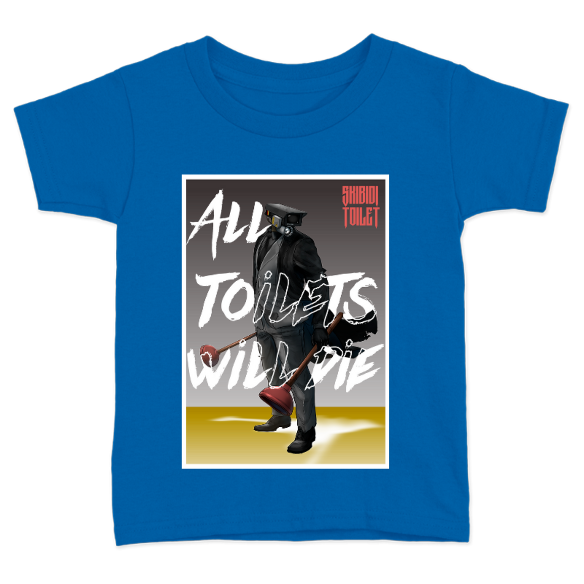 PLAYERA PARA NIÑOS UNISEX ALL TOILETS WILL DIE