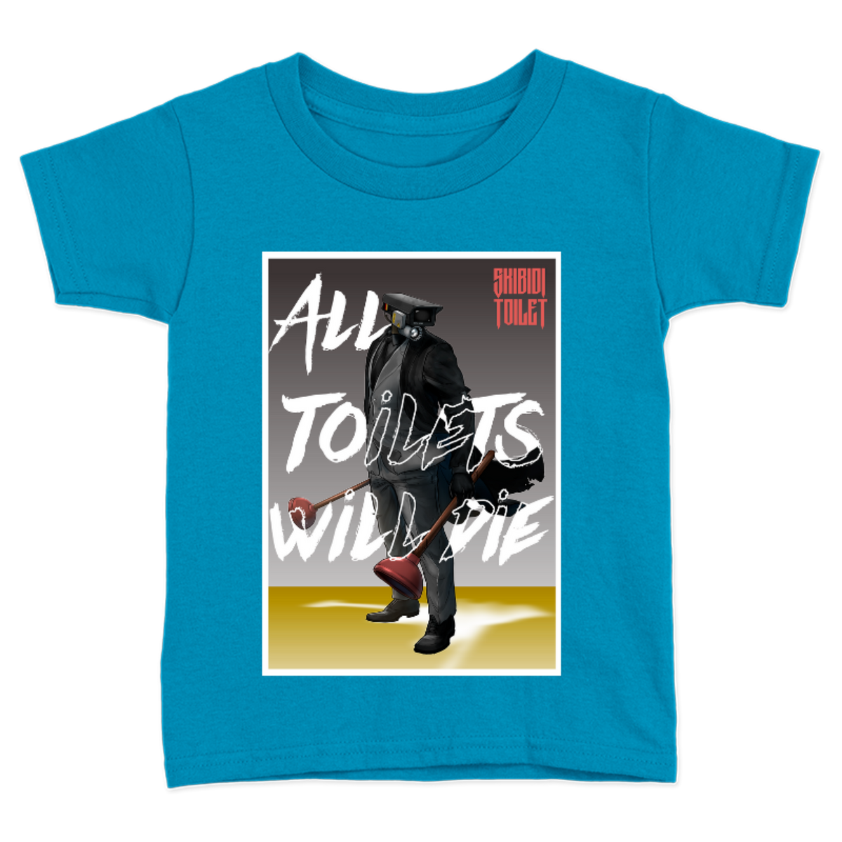 PLAYERA PARA NIÑOS UNISEX ALL TOILETS WILL DIE