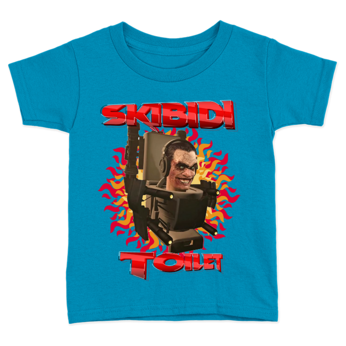 PLAYERA PARA NIÑOS UNISEX SKIBIDI TOILETS TITAN BOSS