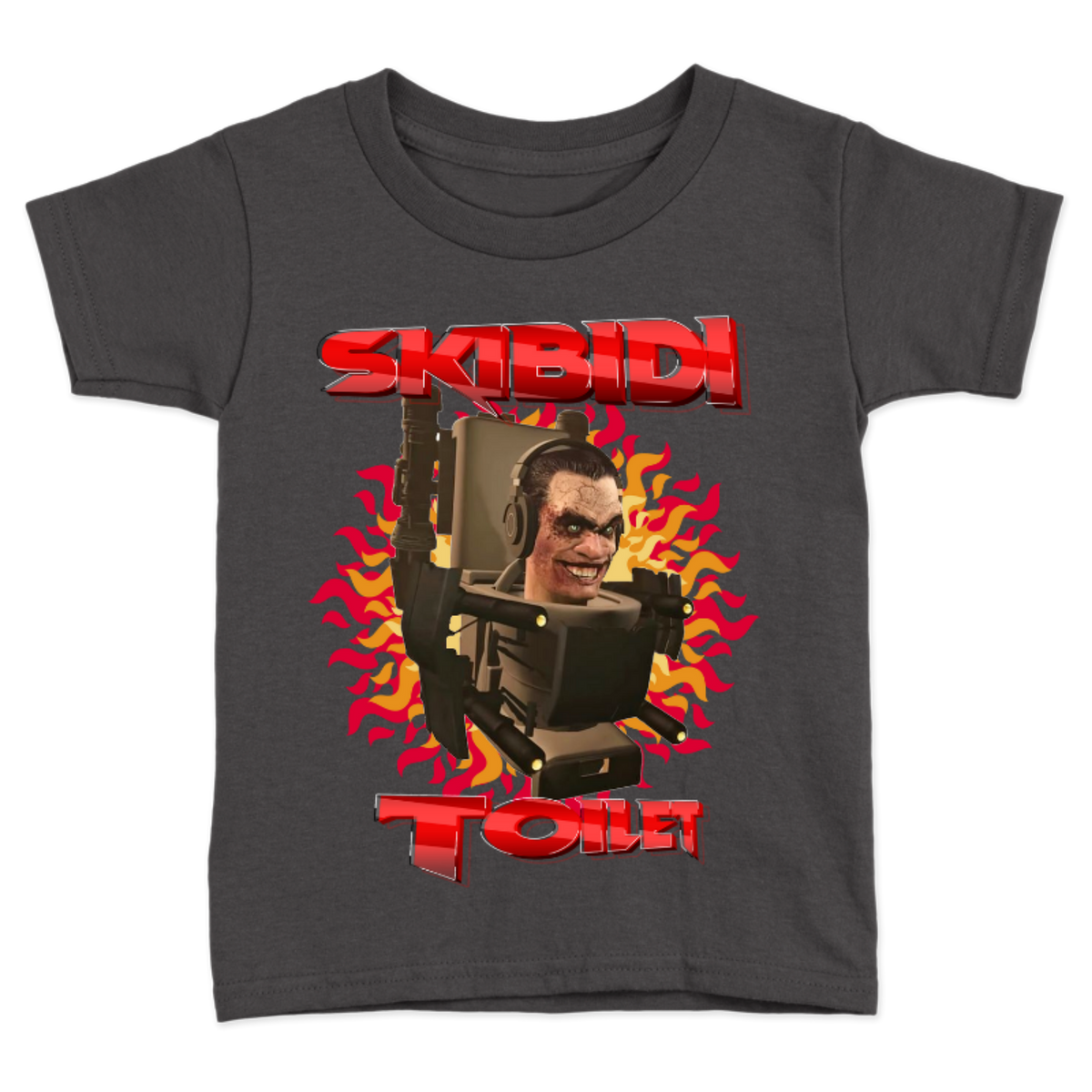 PLAYERA PARA NIÑOS UNISEX SKIBIDI TOILETS TITAN BOSS