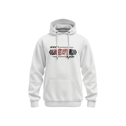 Hoodie gojo x renrize (white) - anime