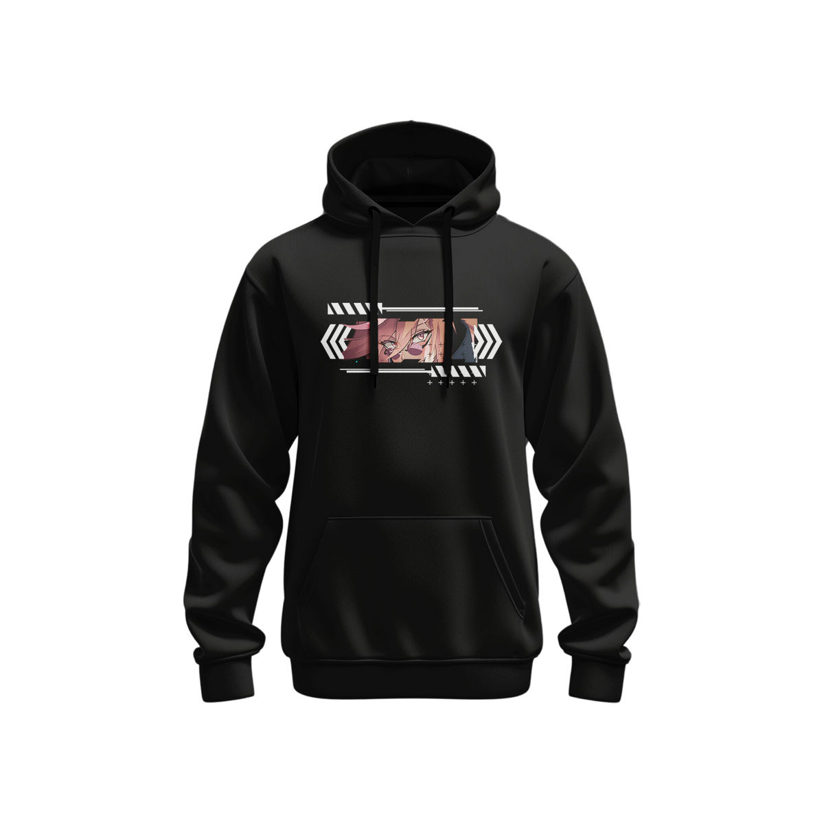Hoodie gojo x renrize (black) - anime