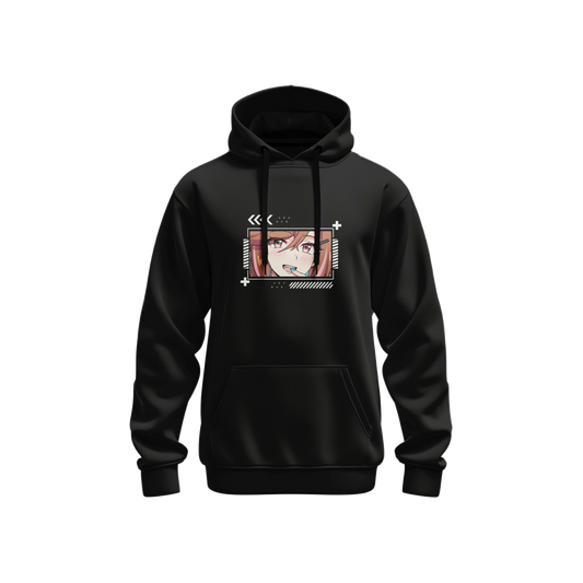 Hoodie renrize techwear (black) - anime
