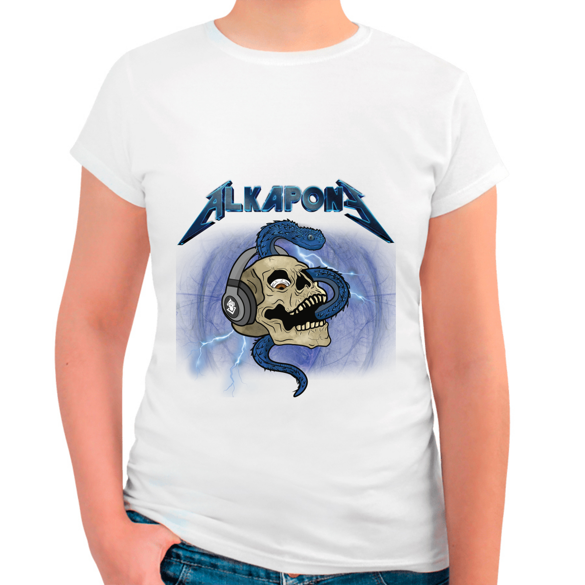 Metalica rayo con craneo alkapone
