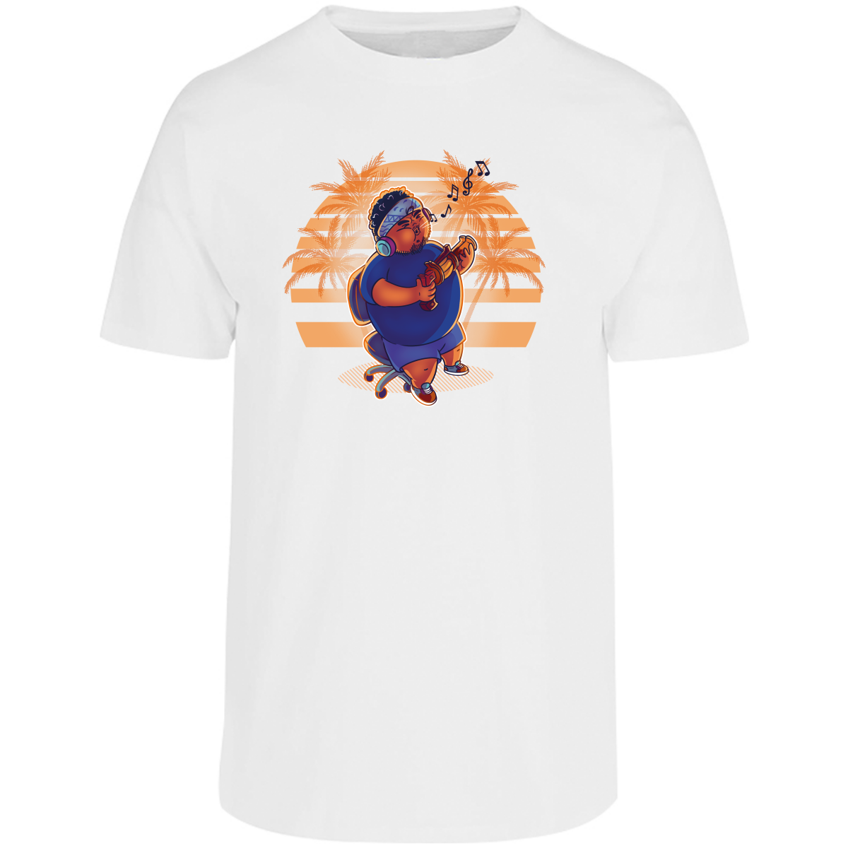 Playera Hombre Hatake Gaming Blanca