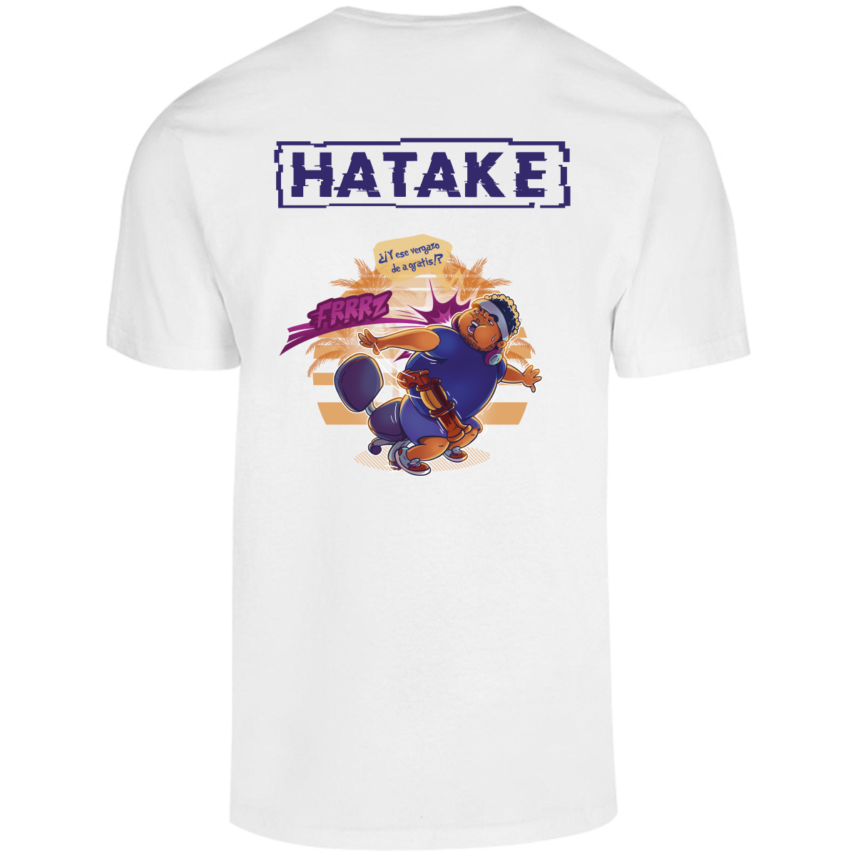 Playera Hombre Hatake Gaming Blanca