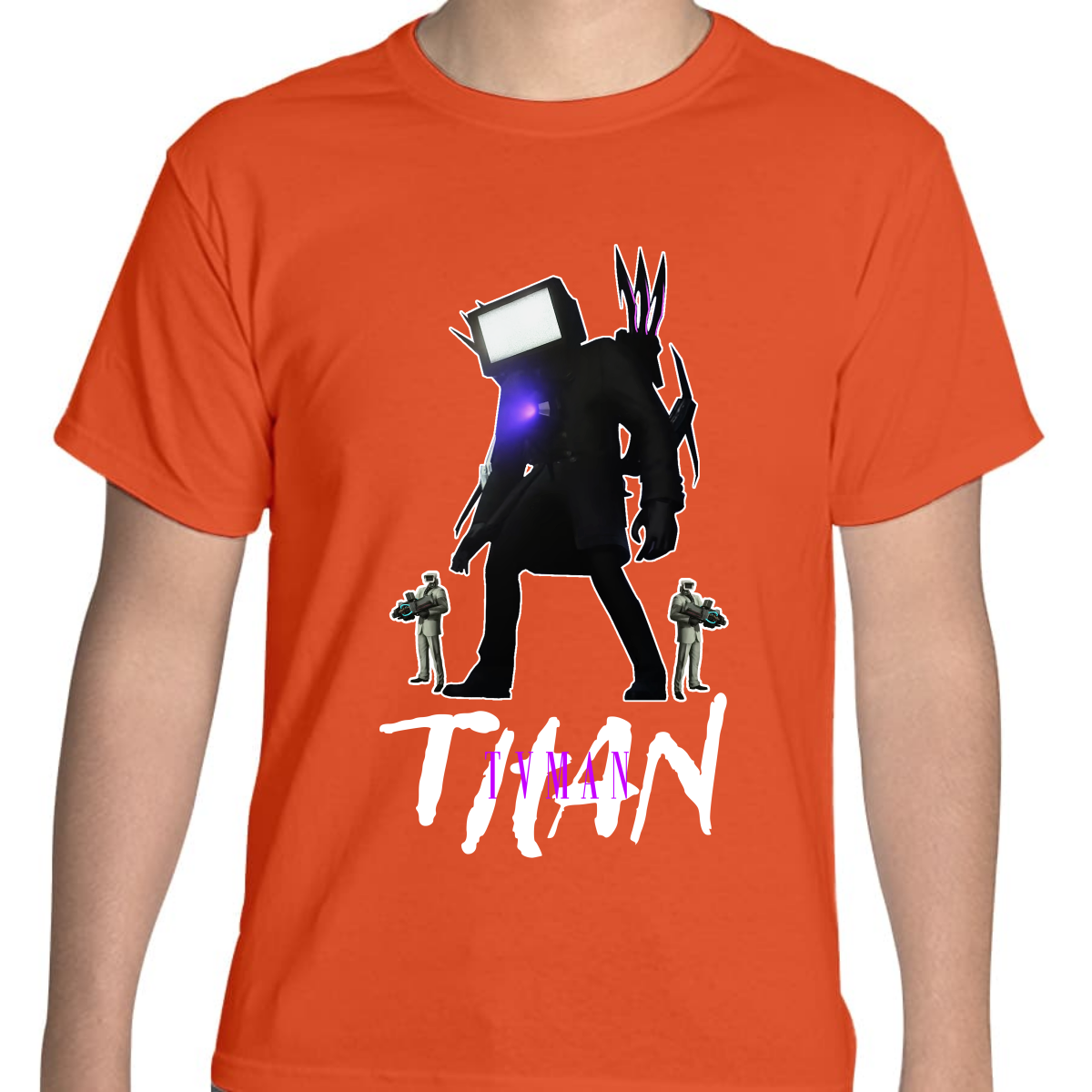PLAYERA JUVENIL UNISEX SKIBIDI TOILET TITAN SPEAKER TVMAN