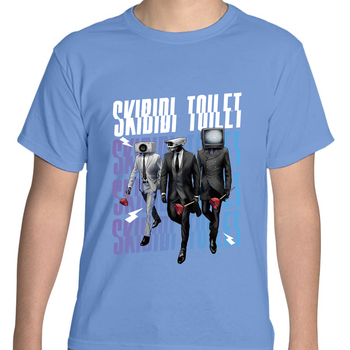 PLAYERA JUVENIL UNISEX SKIBIDI TOILET