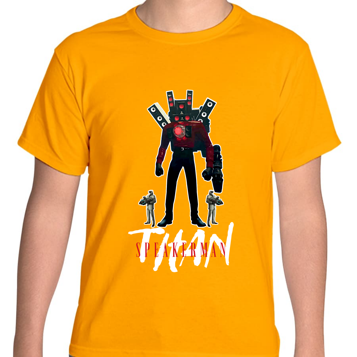 PLAYERA JUVENIL UNISEX SKIBIDI TOILET TITAN SPEAKERMAN