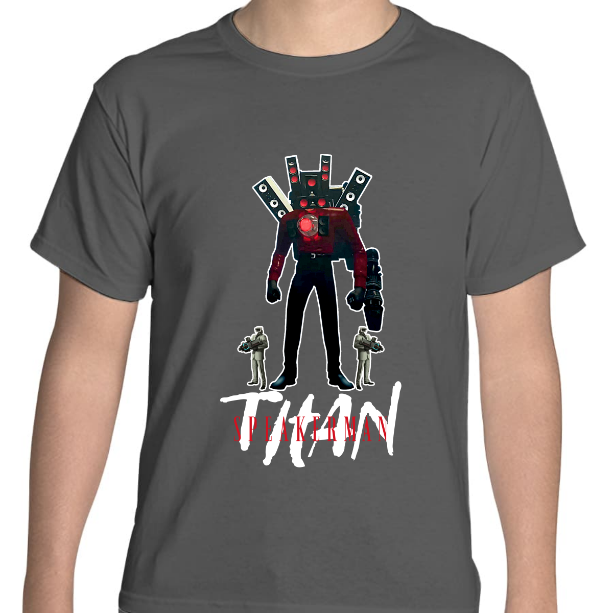 PLAYERA JUVENIL UNISEX SKIBIDI TOILET TITAN SPEAKERMAN
