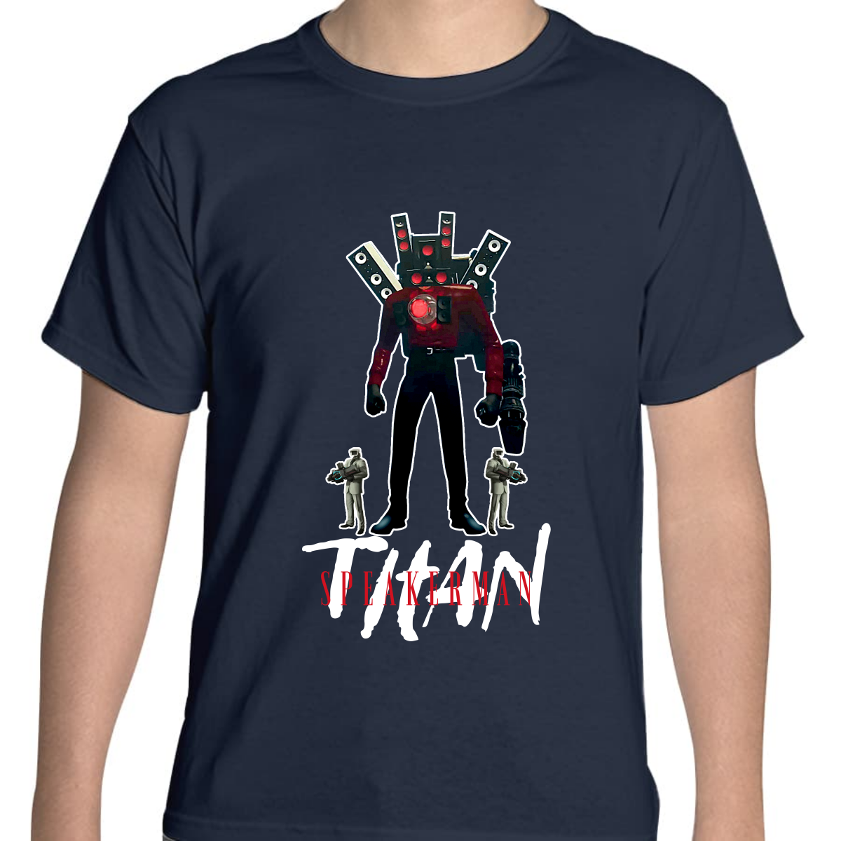 PLAYERA JUVENIL UNISEX SKIBIDI TOILET TITAN SPEAKERMAN