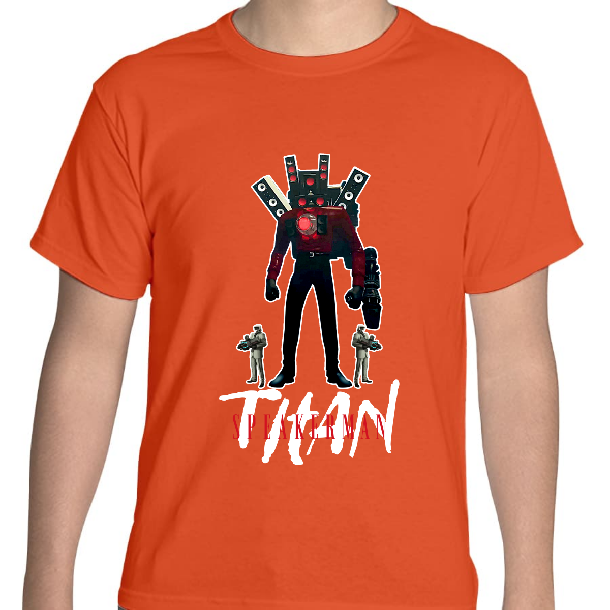 PLAYERA JUVENIL UNISEX SKIBIDI TOILET TITAN SPEAKERMAN