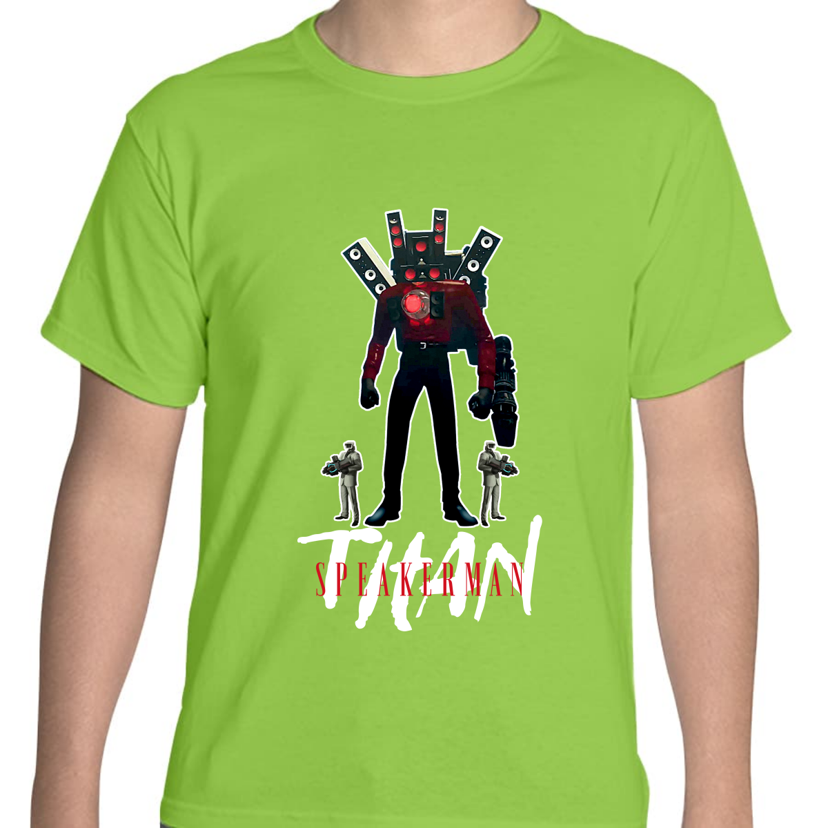PLAYERA JUVENIL UNISEX SKIBIDI TOILET TITAN SPEAKERMAN