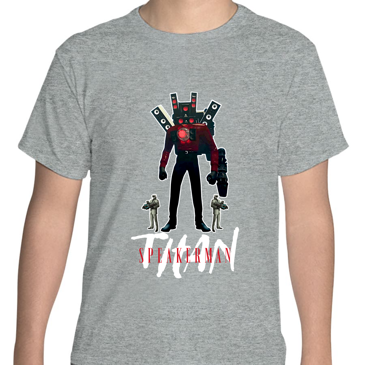 PLAYERA JUVENIL UNISEX SKIBIDI TOILET TITAN SPEAKERMAN