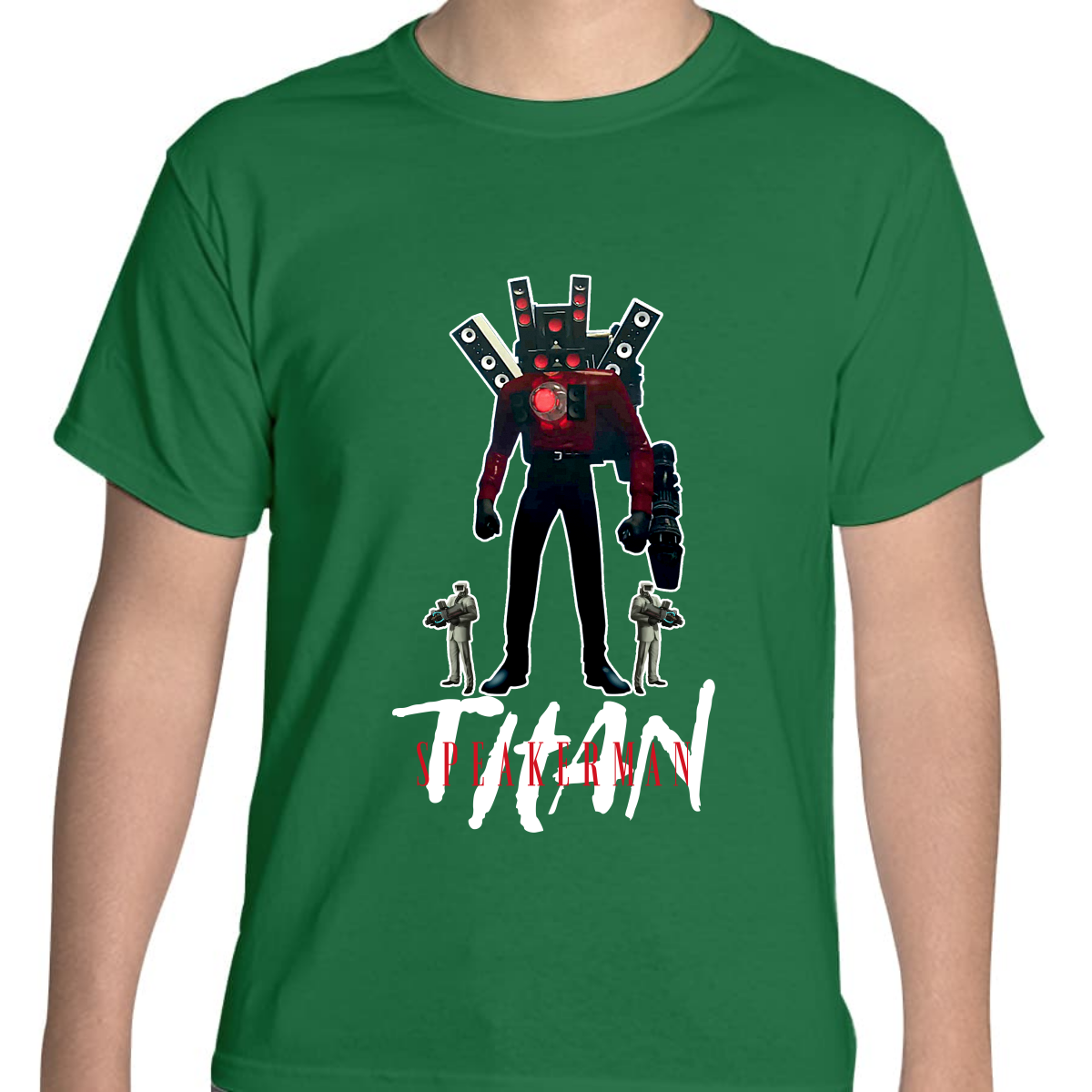 PLAYERA JUVENIL UNISEX SKIBIDI TOILET TITAN SPEAKERMAN