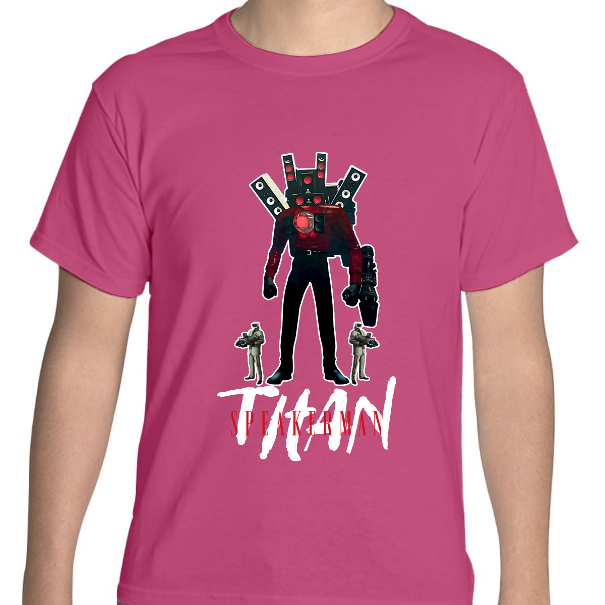 PLAYERA JUVENIL UNISEX SKIBIDI TOILET TITAN SPEAKERMAN