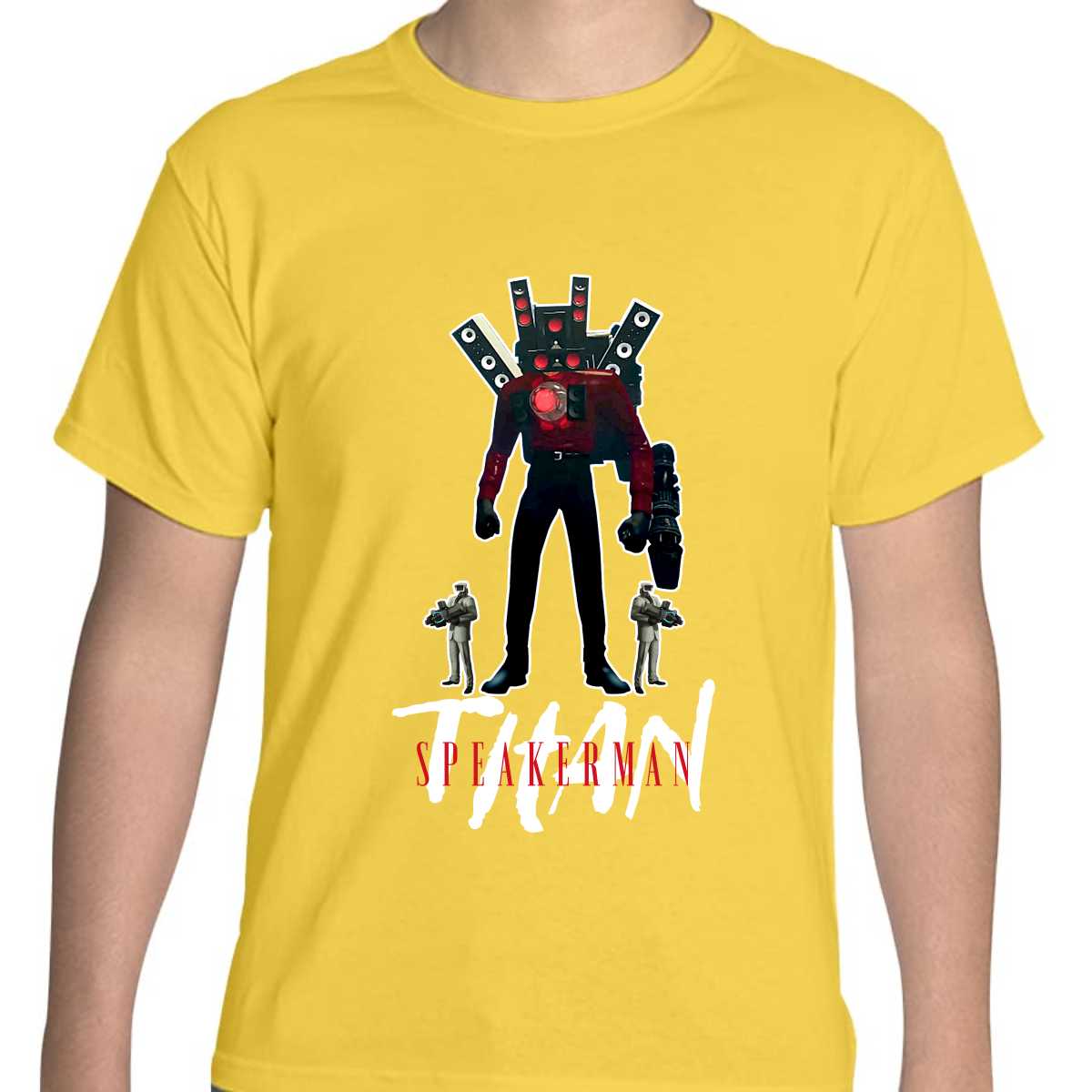 PLAYERA JUVENIL UNISEX SKIBIDI TOILET TITAN SPEAKERMAN