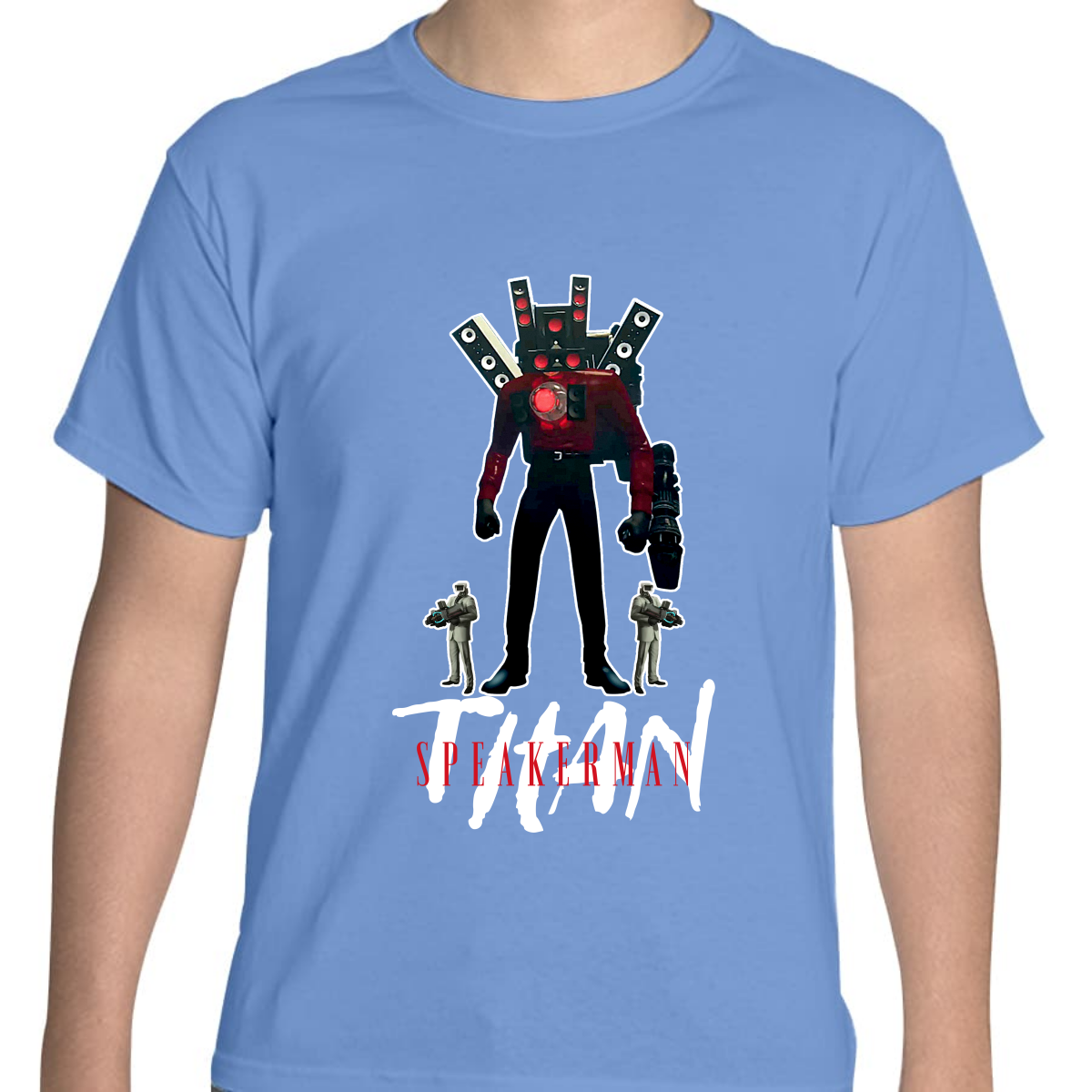 PLAYERA JUVENIL UNISEX SKIBIDI TOILET TITAN SPEAKERMAN