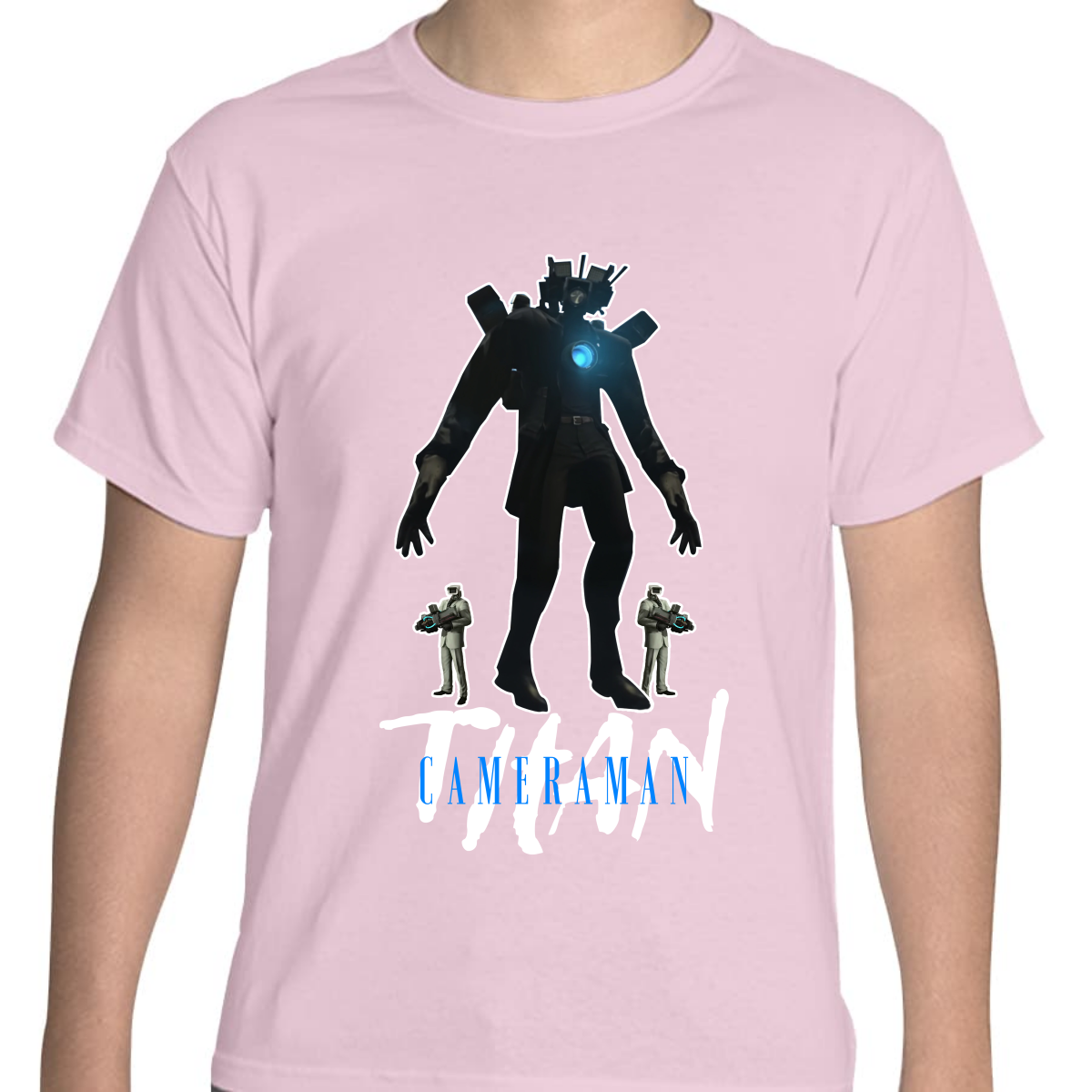 PLAYERA JUVENIL UNISEX SKIBIDI TOILET TITAN CAMERAMAN