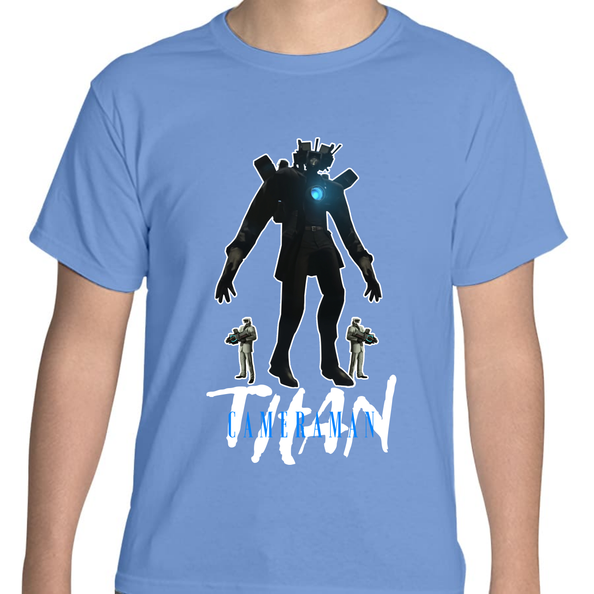 PLAYERA JUVENIL UNISEX SKIBIDI TOILET TITAN CAMERAMAN