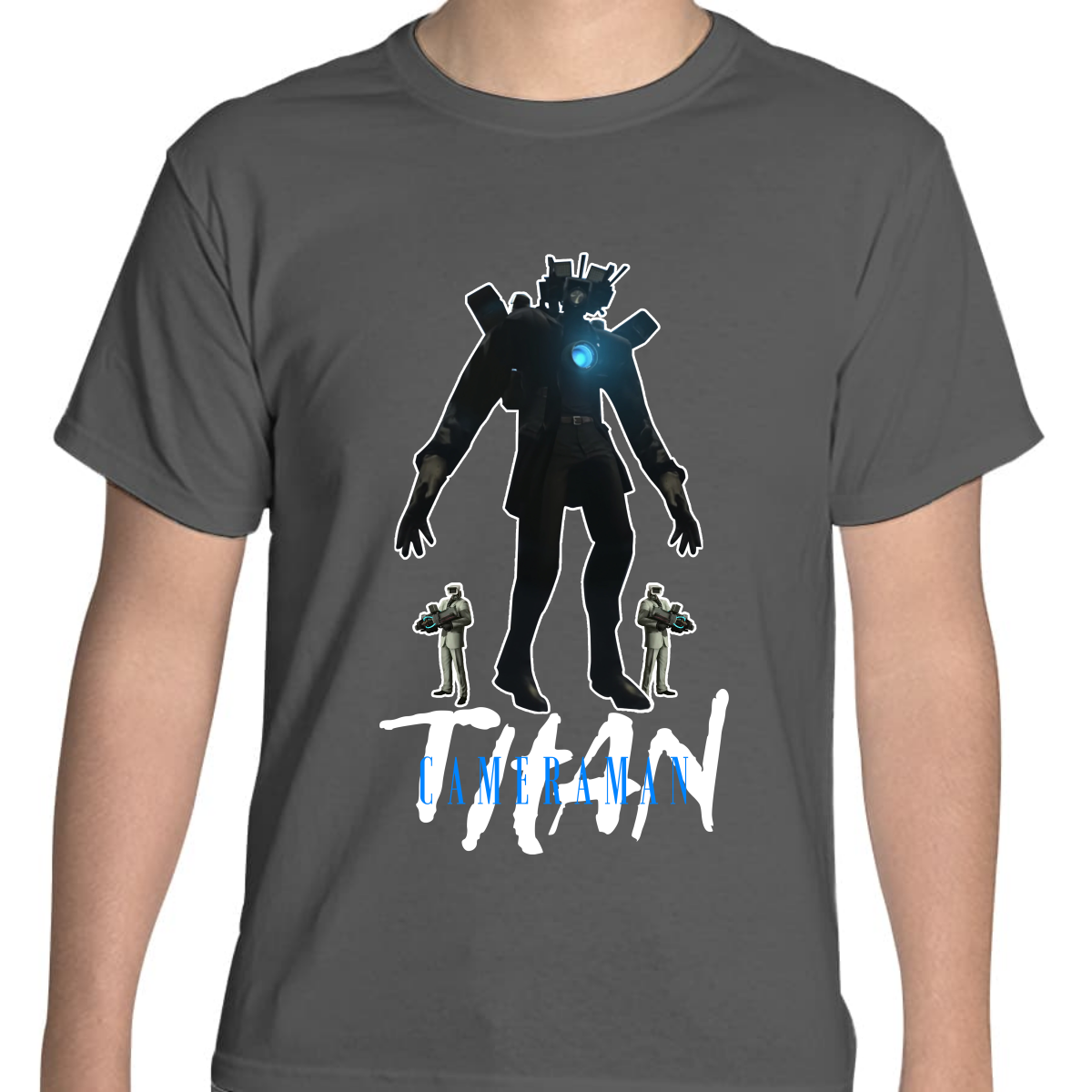 PLAYERA JUVENIL UNISEX SKIBIDI TOILET TITAN CAMERAMAN