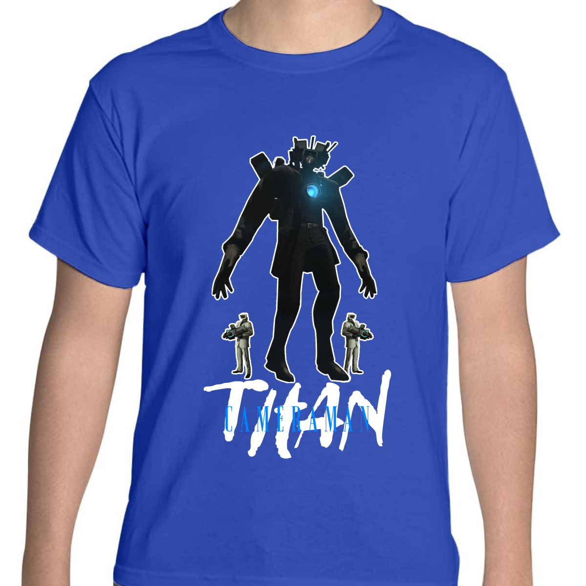PLAYERA JUVENIL UNISEX SKIBIDI TOILET TITAN CAMERAMAN