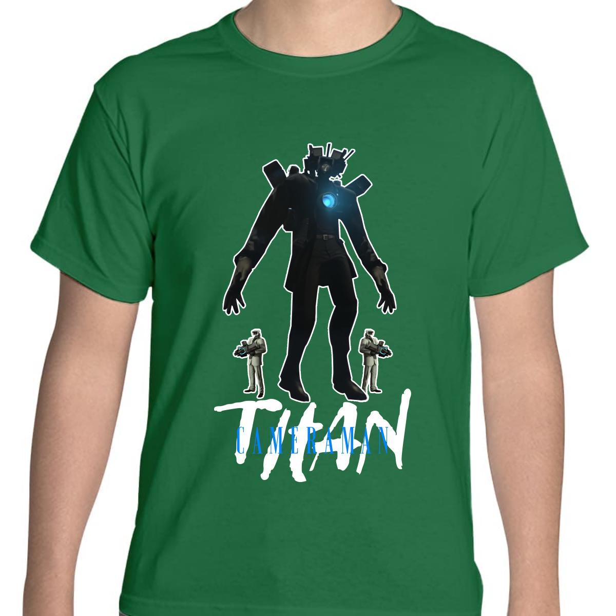 PLAYERA JUVENIL UNISEX SKIBIDI TOILET TITAN CAMERAMAN
