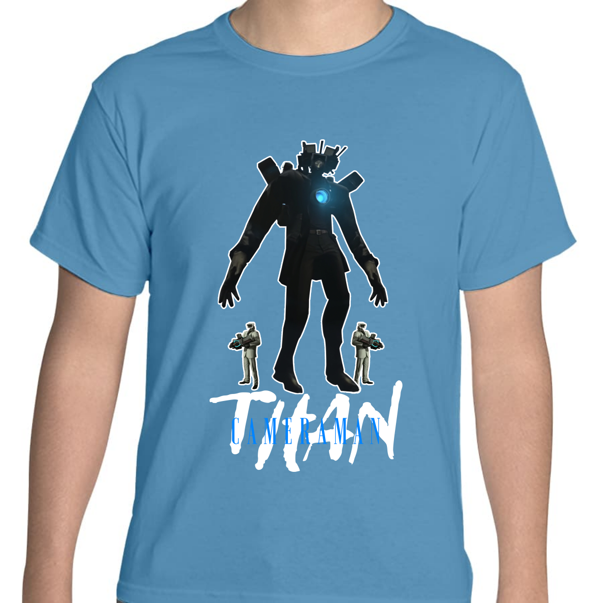PLAYERA JUVENIL UNISEX SKIBIDI TOILET TITAN CAMERAMAN