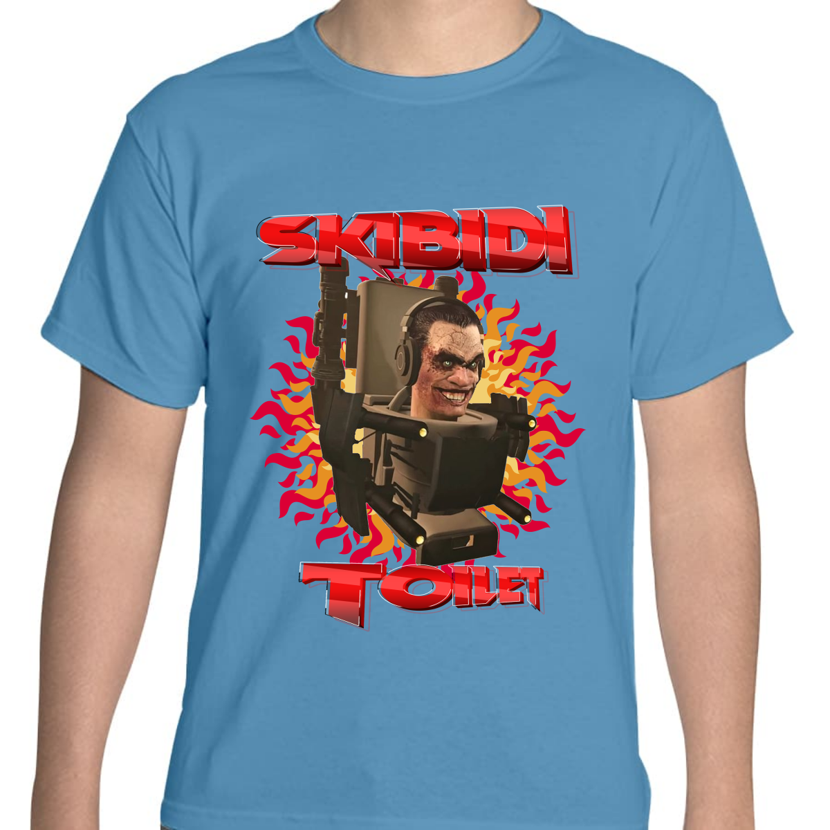 PLAYERA JUVENIL UNISEX SKIBIDI TOILETS TITAN BOSS