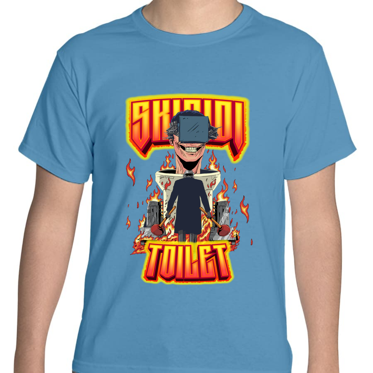 PLAYERA JUVENIL UNISEX SKIBIDI TOILETS WARS