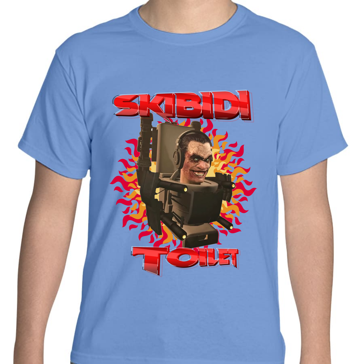 PLAYERA JUVENIL UNISEX SKIBIDI TOILETS TITAN BOSS