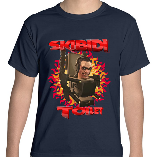 PLAYERA JUVENIL UNISEX SKIBIDI TOILETS TITAN BOSS