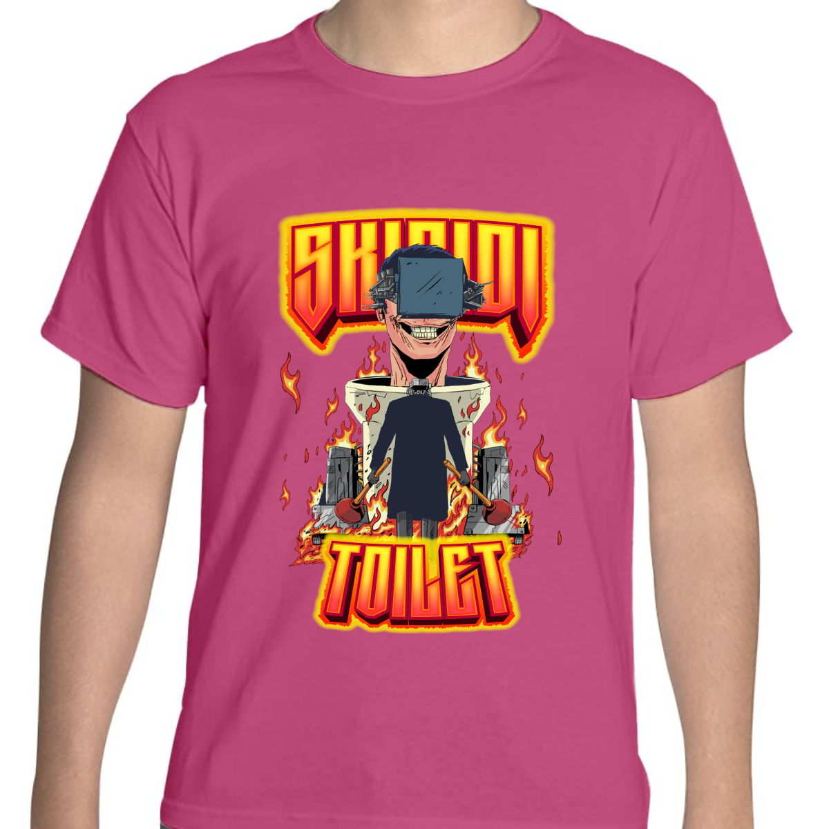 PLAYERA JUVENIL UNISEX SKIBIDI TOILETS WARS