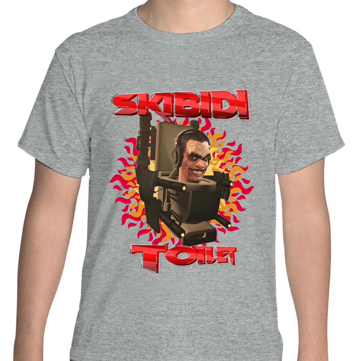 PLAYERA JUVENIL UNISEX SKIBIDI TOILETS TITAN BOSS