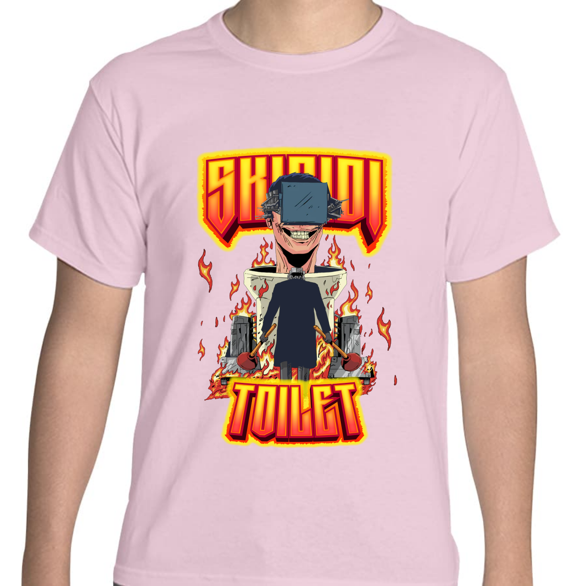 PLAYERA JUVENIL UNISEX SKIBIDI TOILETS WARS