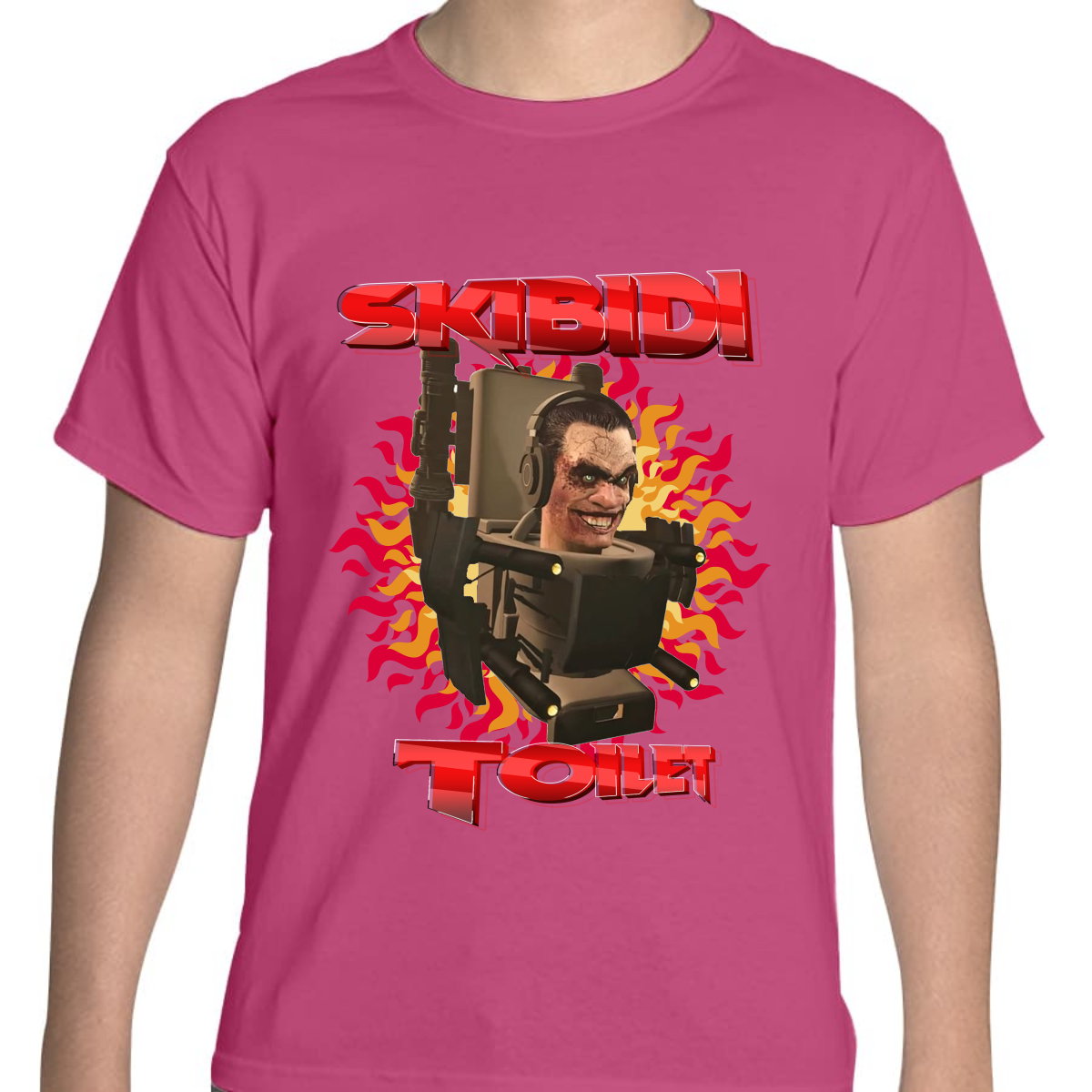 PLAYERA JUVENIL UNISEX SKIBIDI TOILETS TITAN BOSS