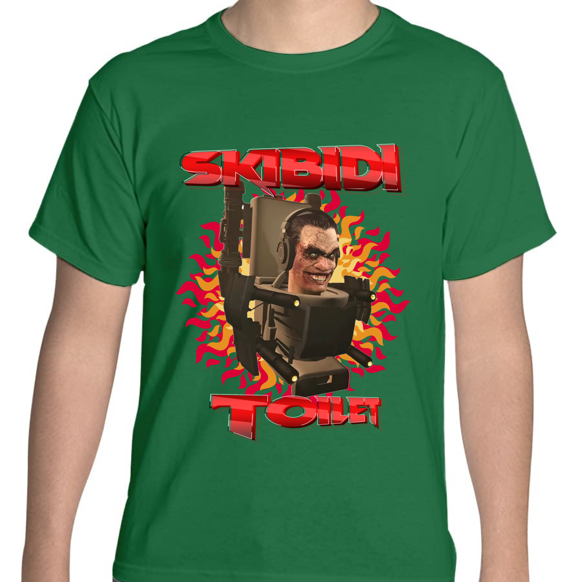 PLAYERA JUVENIL UNISEX SKIBIDI TOILETS TITAN BOSS
