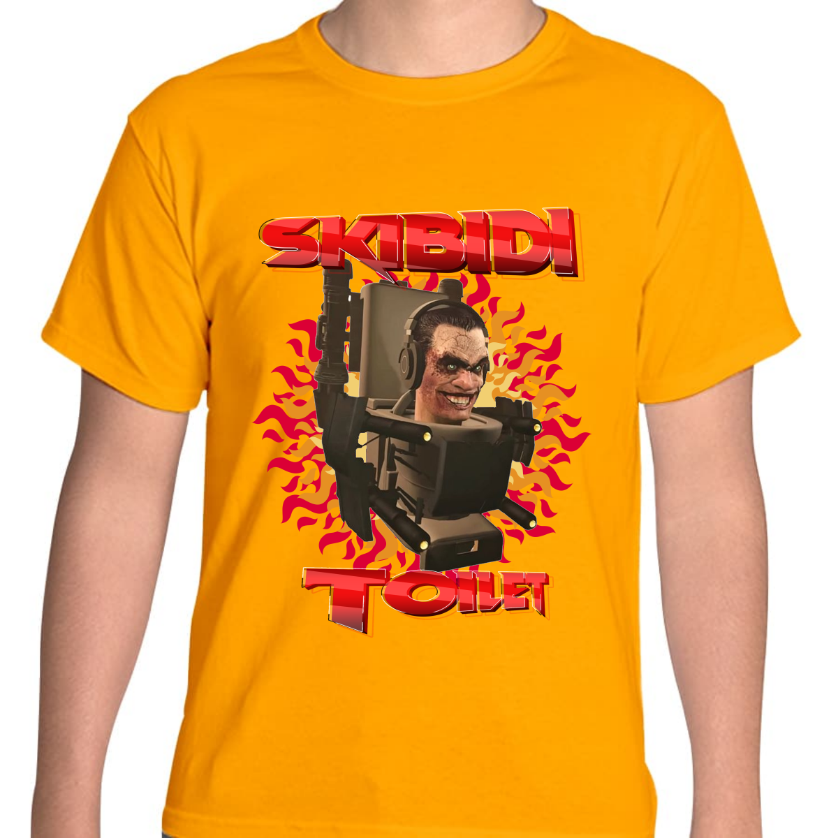 PLAYERA JUVENIL UNISEX SKIBIDI TOILETS TITAN BOSS