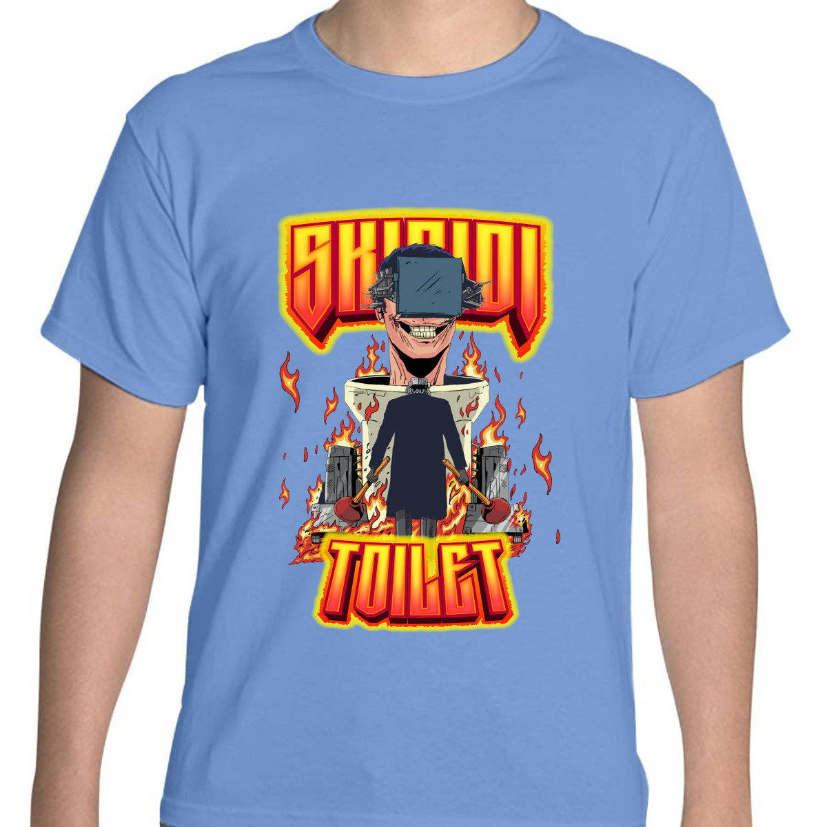 PLAYERA JUVENIL UNISEX SKIBIDI TOILETS WARS