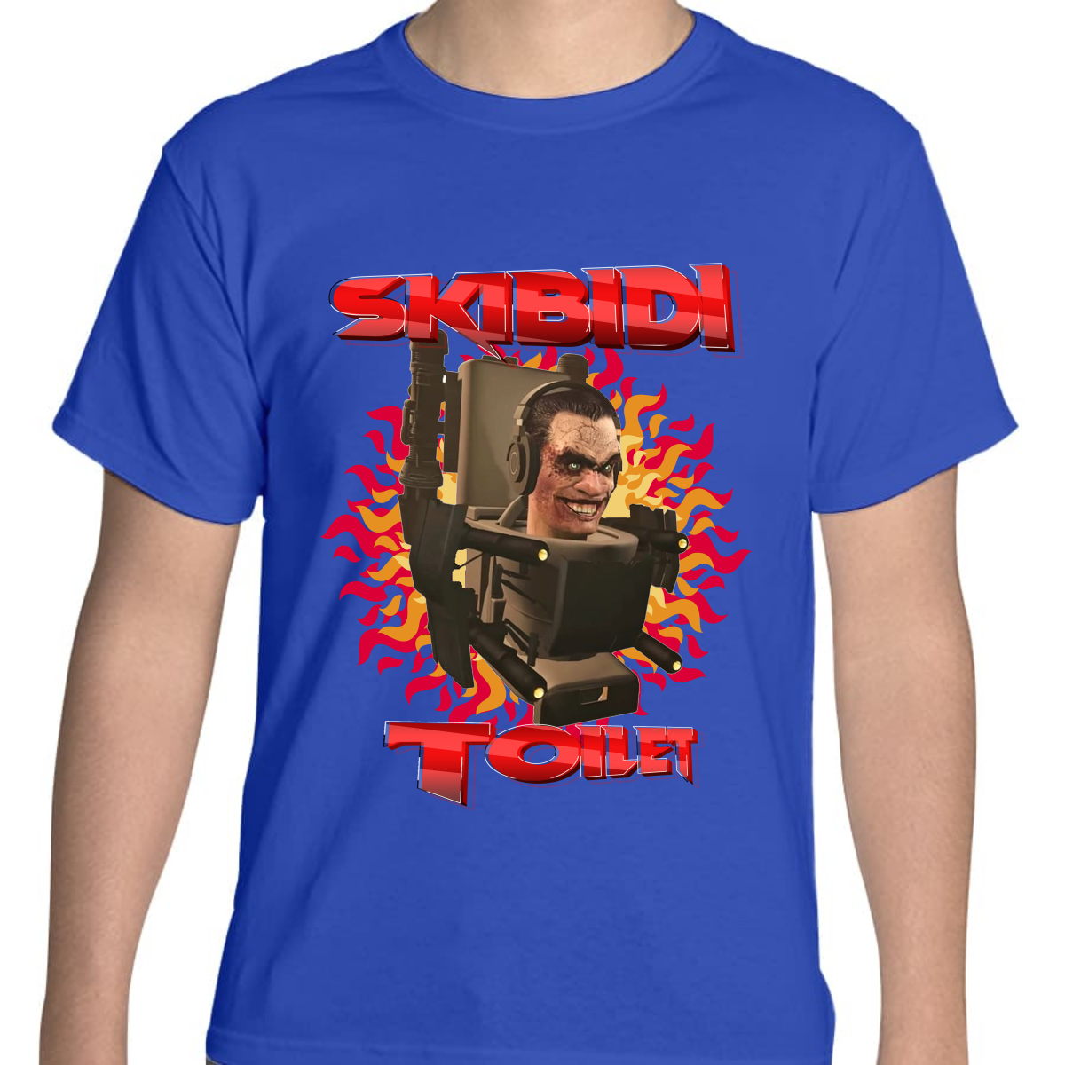 PLAYERA JUVENIL UNISEX SKIBIDI TOILETS TITAN BOSS