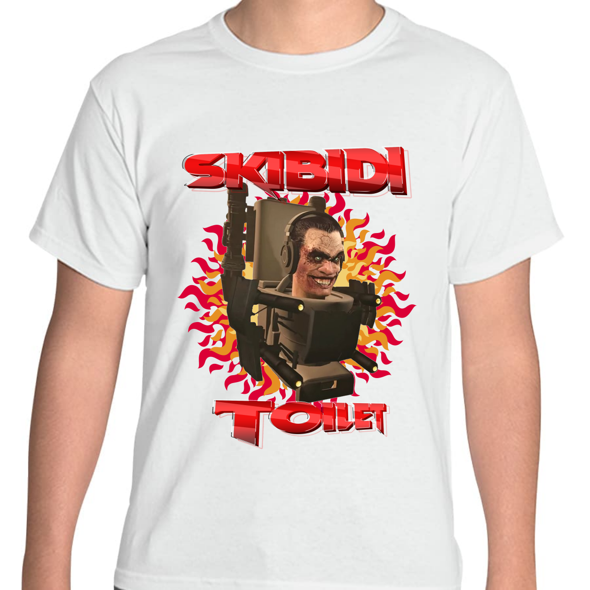 PLAYERA JUVENIL UNISEX SKIBIDI TOILETS TITAN BOSS