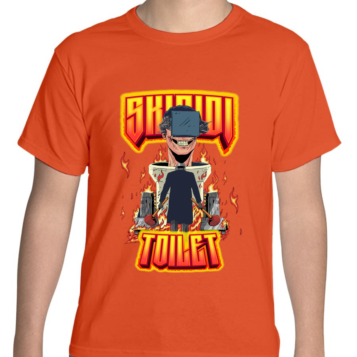 PLAYERA JUVENIL UNISEX SKIBIDI TOILETS WARS