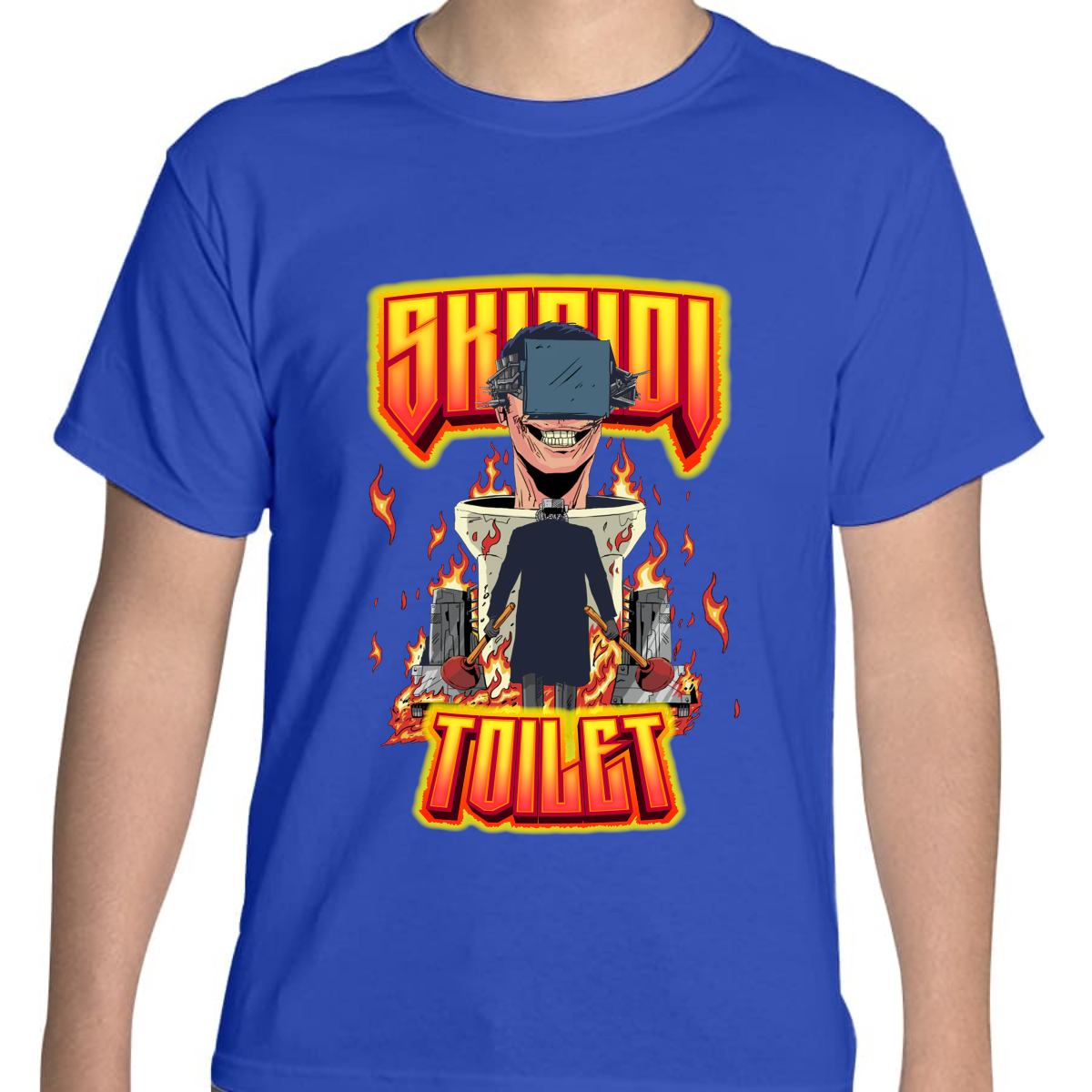 PLAYERA JUVENIL UNISEX SKIBIDI TOILETS WARS