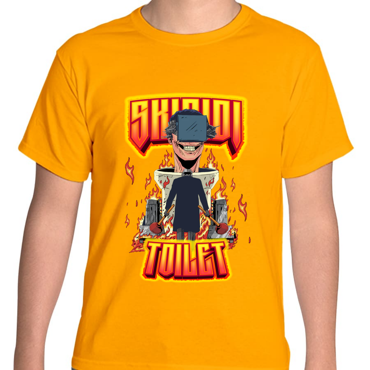 PLAYERA JUVENIL UNISEX SKIBIDI TOILETS WARS