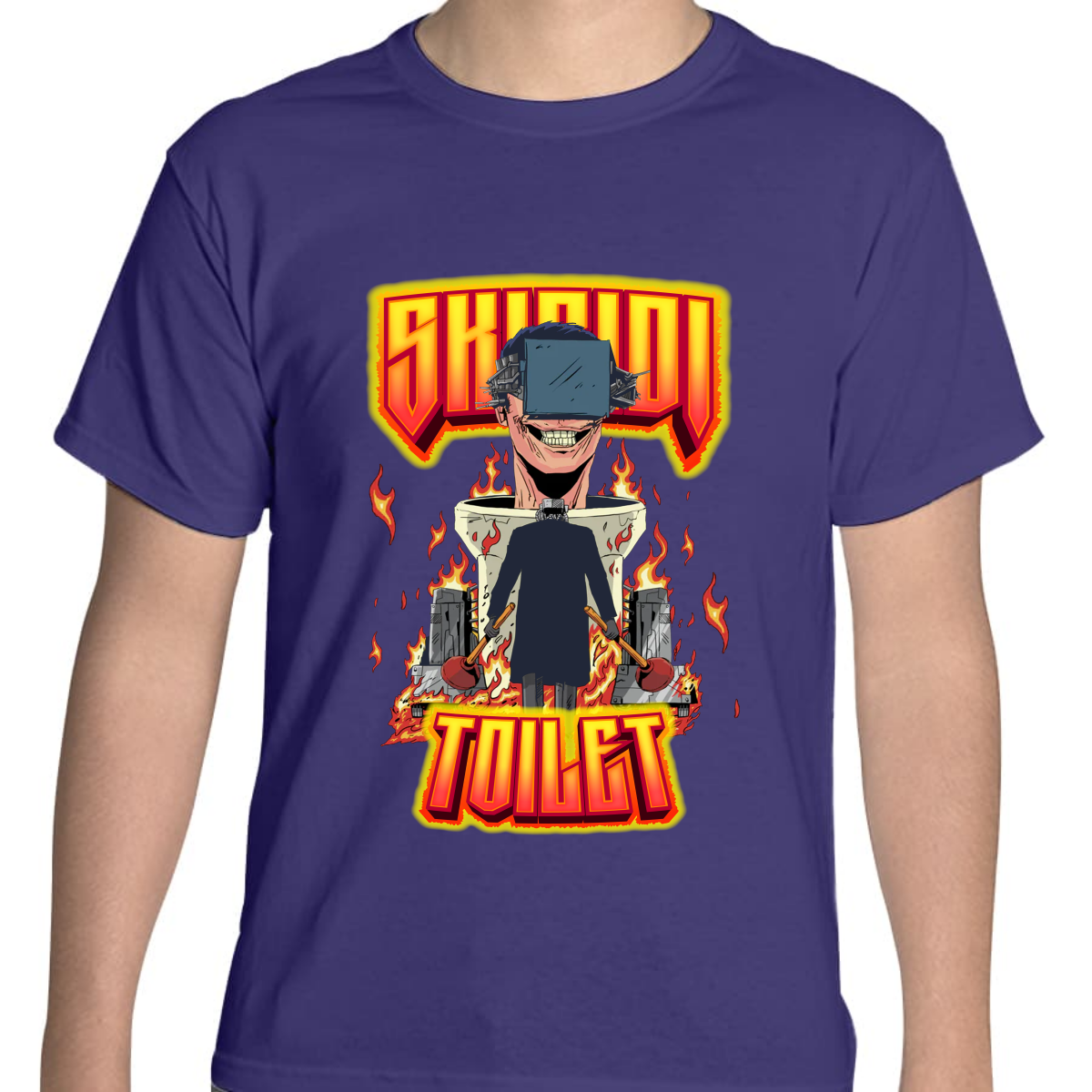 PLAYERA JUVENIL UNISEX SKIBIDI TOILETS WARS