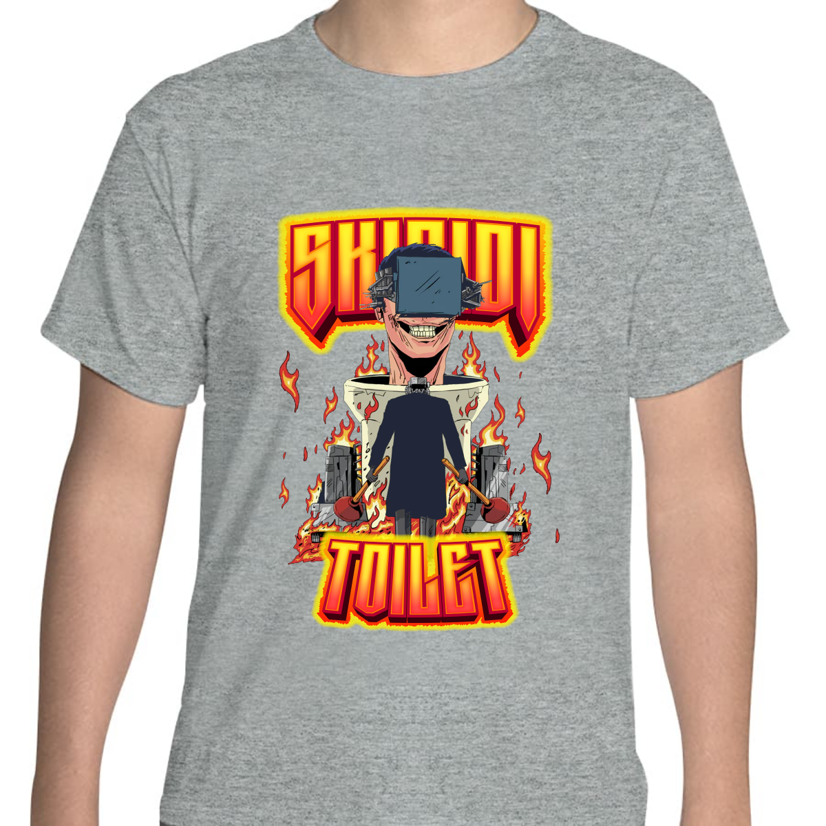 PLAYERA JUVENIL UNISEX SKIBIDI TOILETS WARS